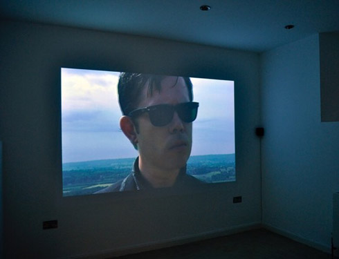 Heartland, Digital video, 4:49mins | Installation view—Heartlands, DownStairs Gallery, Great Brampton House, Herefordshire (2011)