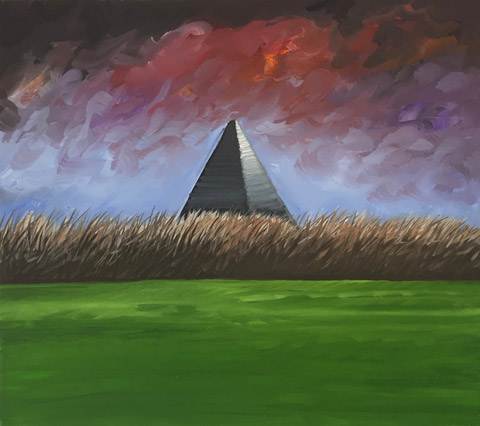 Hawksmoor’s Pyramid, Castle Howard, Over the Long Grass  (2017)