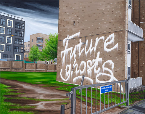 Marian Court 'Future Ghosts' II, Oil on Canvas (2024)