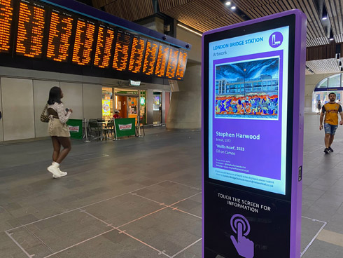 Digital Display, London Bridge Station  (September 2023)