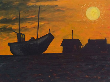 Dungeness Sunset  (2014)