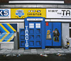 Outside the Doctor Who Exhibition, off the Golden Mile, Blackpool, 2007