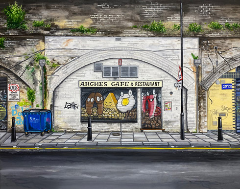 Arches Café, Three Colts Lane  (2022)