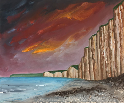 Beachy Head, Study III  (2018)