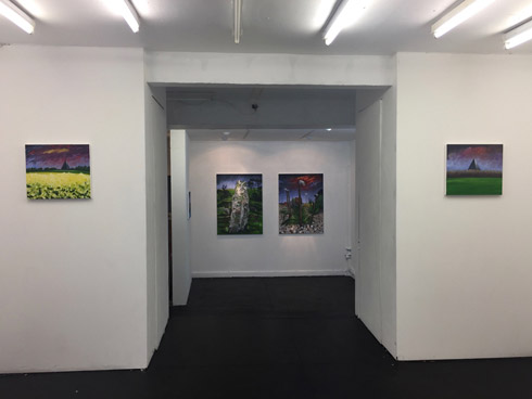 Installation view, Distant Fires, Studio 1.1, London  (May 2017)