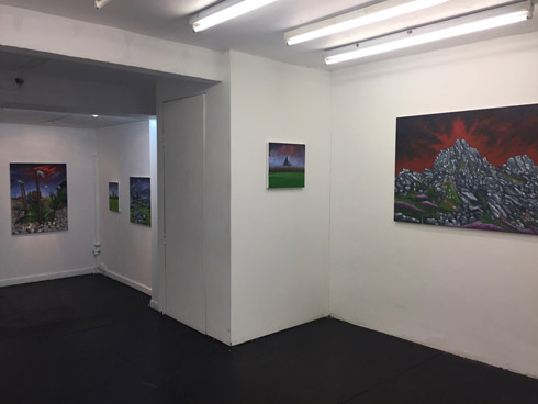 Installation view, Distant Fires, Studio 1.1, London  (May 2017)