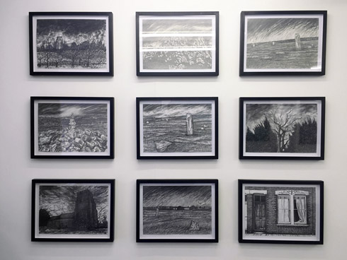 Installation view, Distant Fires, Studio 1.1, London  (May 2017)