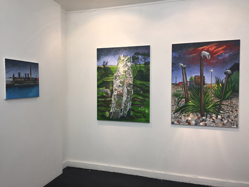 Installation view, Distant Fires, Studio 1.1, London  (May 2017)
