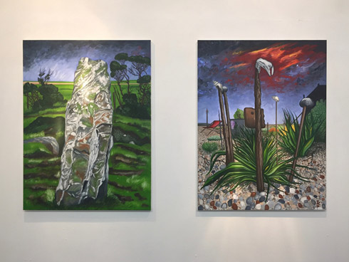 Installation view, Distant Fires, Studio 1.1, London  (May 2017)