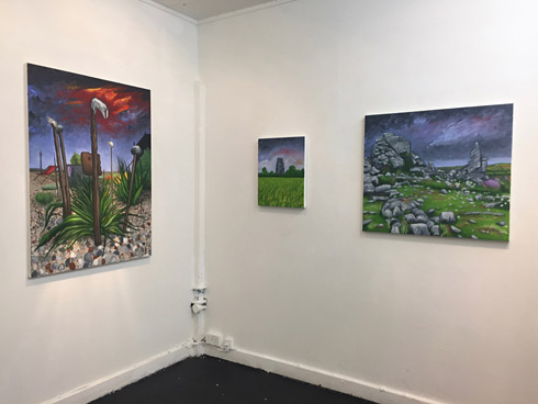 Installation view, Distant Fires, Studio 1.1, London  (May 2017)