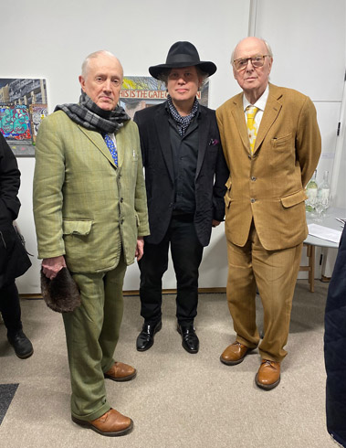 Stephen Harwood with Gilbert and George  (2024)