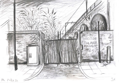 Ponsford Street, Study for a Painting  (2022)