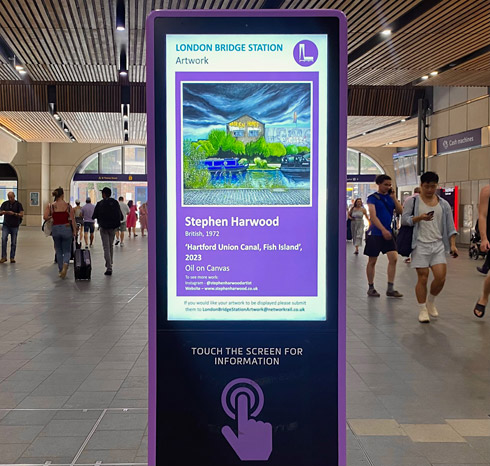 Digital Display, London Bridge Station  (September 2023)