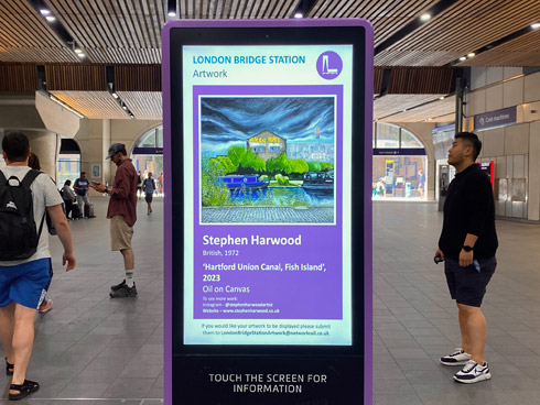 Digital Display, London Bridge Station  (September 2023)